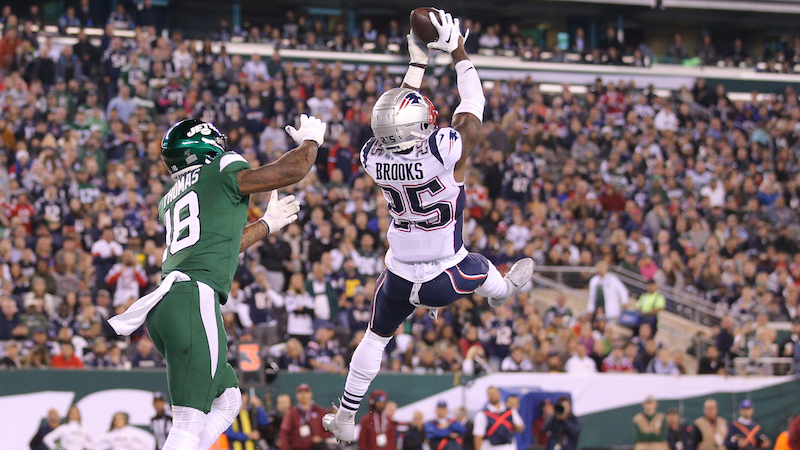 Patriots safety Terrence Brooks