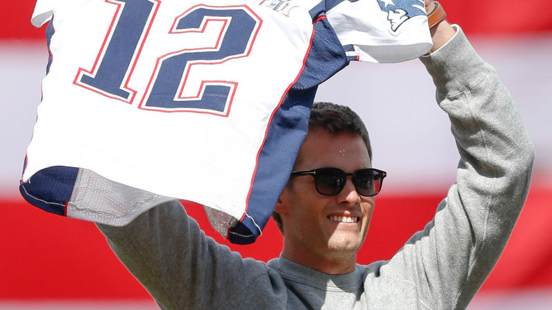 New England Patriots quarterback Tom Brady