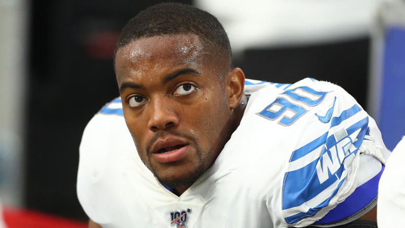 Detroit Lions defensive lineman Trey Flowers