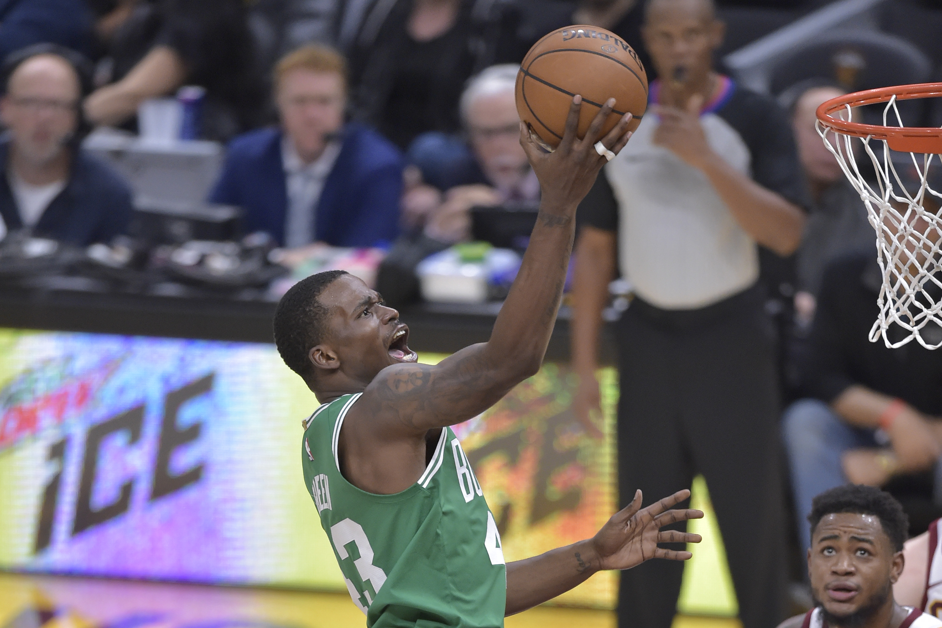 Boston Celtics guard Javonte Green