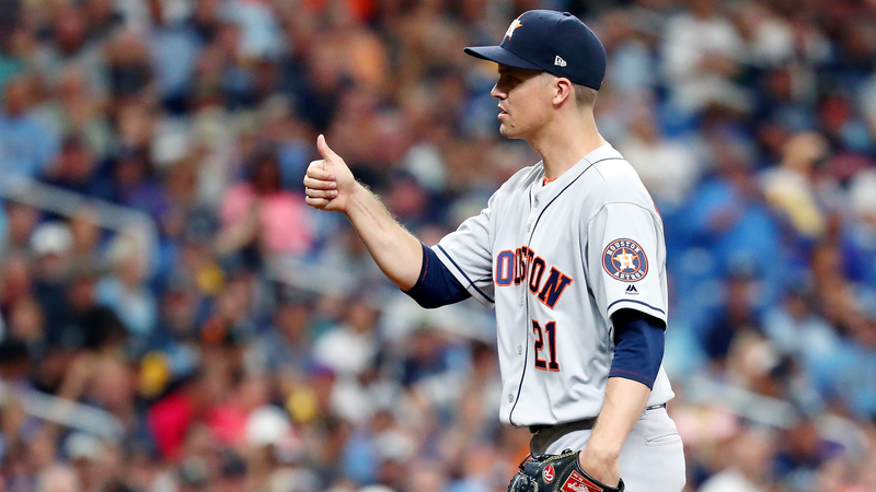 Houston Astros Starting Pitcher Zack Greinke