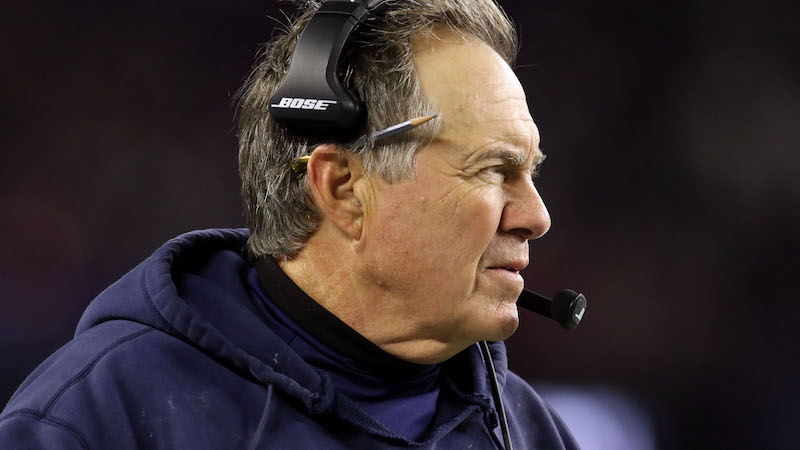 Patriots head coach Bill Belichick