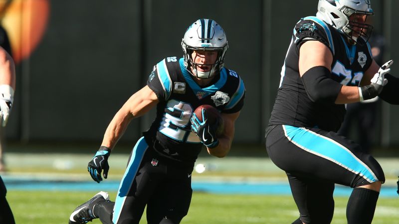 Carolina Panthers running back Christain McCaffrey