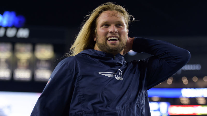 New England Patriots defensive end Chase Winovich