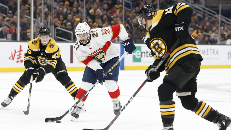Boston Bruins' Danton Heinen