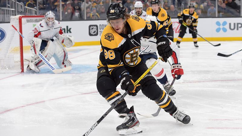 Boston Bruins right wing David Pastrnak