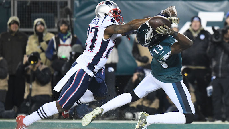 Patriots cornerback JC Jackson