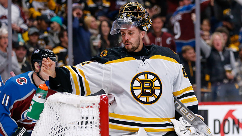 Boston Bruins goaltender Jaroslav Halak