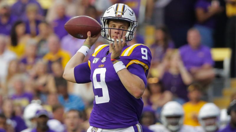 LSU Tigers quarterback Joe Burrow