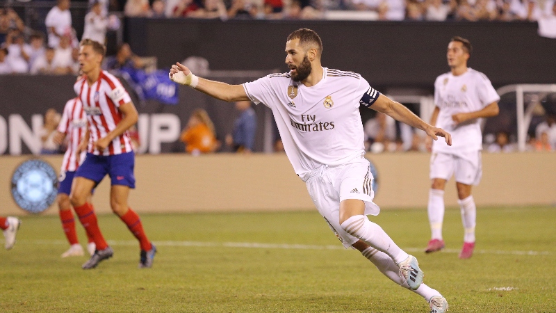Real Madrid striker Karim Benzema