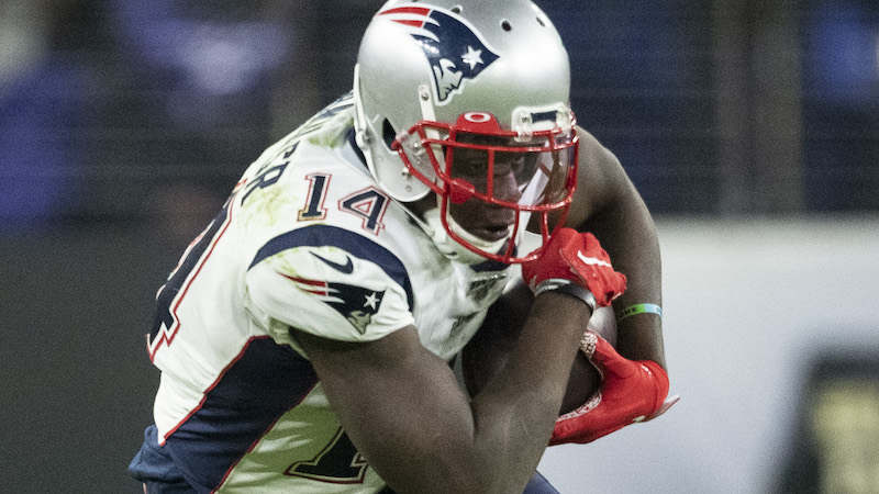 Patriots wide receiver Mohamed Sanu