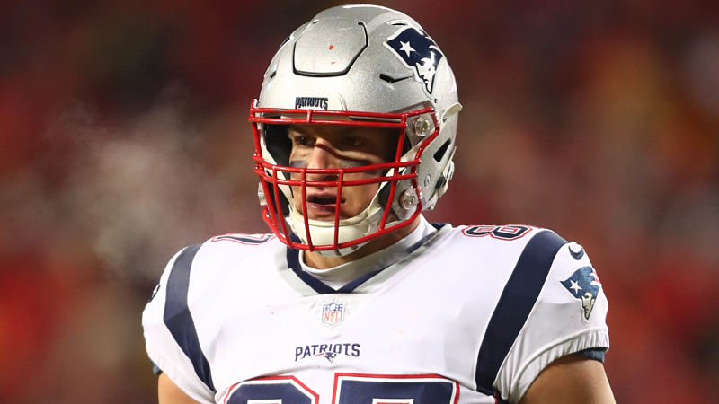 Former New England Patriots tight end Rob Gronkowski