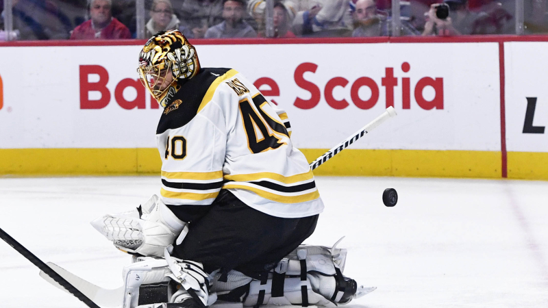 Boston Bruins goaltender Tuukka Rask