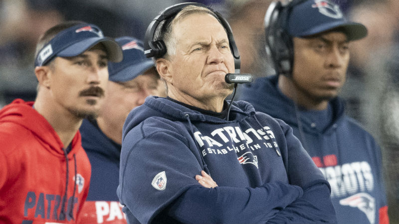 New England Patriots head coach Bill Belichick