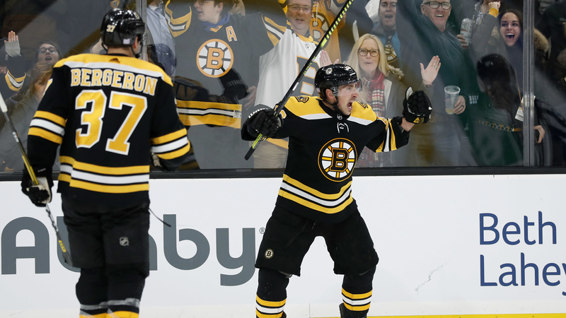 Boston Bruins' Brad Marchand