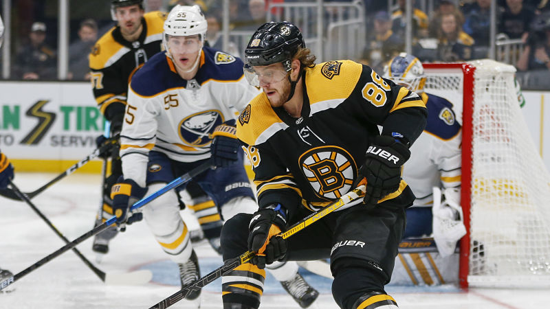 Boston Bruins right wing David Pastrnak
