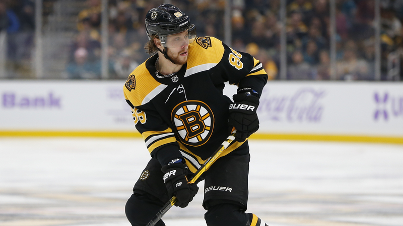 Boston Bruins' David Pastrnak