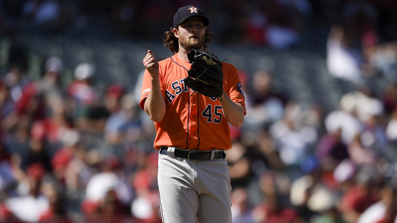 Astros pitcher Gerrit Cole