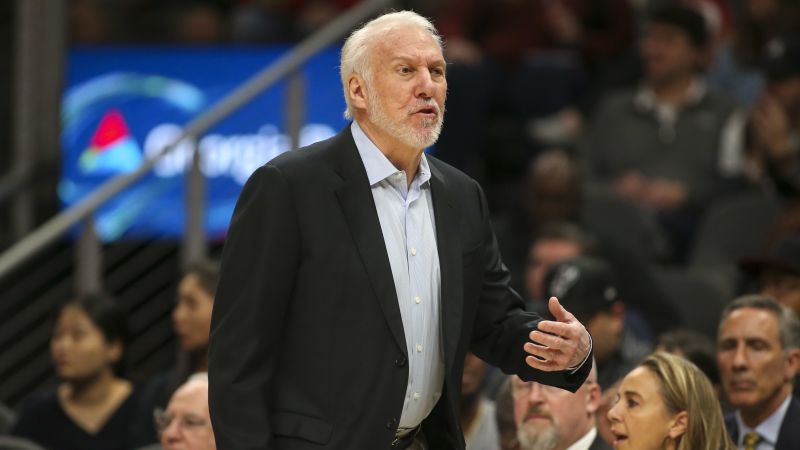 San Antonio Spurs head coach Gregg Popovich