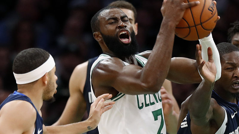 Boston Celtics guard Jaylen Brown