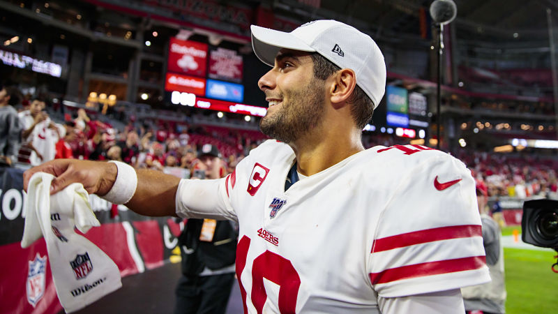 San Francisco 49ers quarterback Jimmy Garoppolo