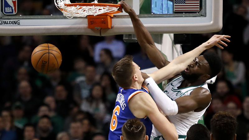 Kristaps Porzingis, Jaylen Brown
