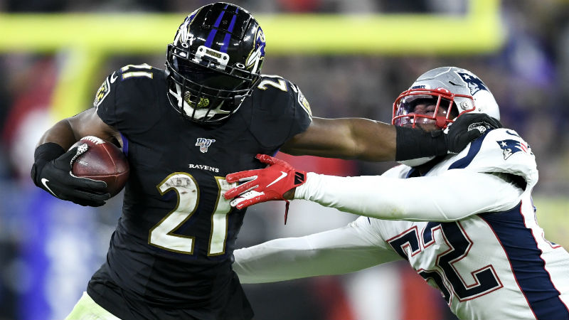 Baltimore Ravens running back Mark Ingram