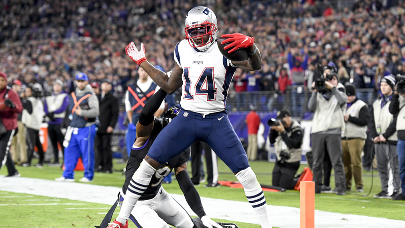 Patriots receiver Mohamed Sanu