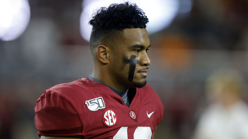 Alabama quarterback Tua Tagovailoa