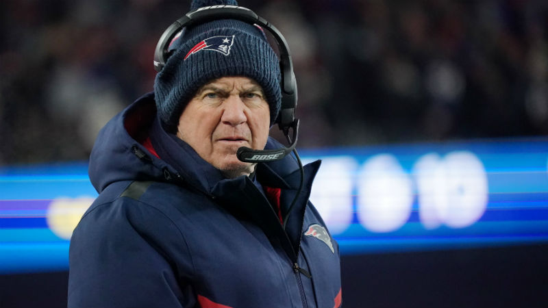 New England Patriots head coach Bill Belichick