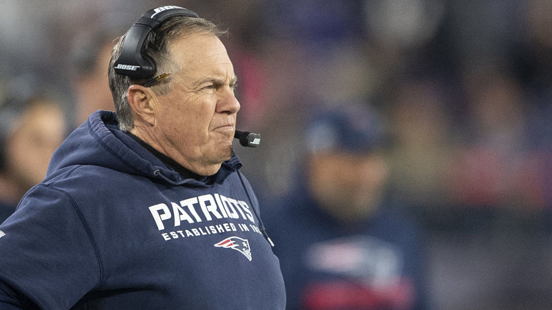 New England Patriots head coach Bill Belichick