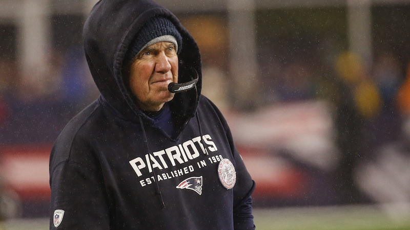 Patriots head coach Bill Belichick
