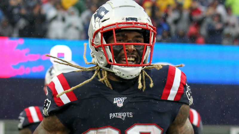 New England Patriots running back Brandon Bolden