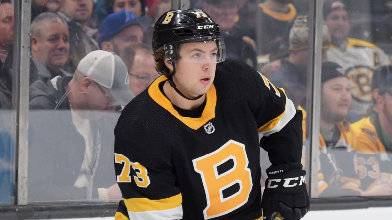 Boston Bruins defenseman Charlie McAvoy