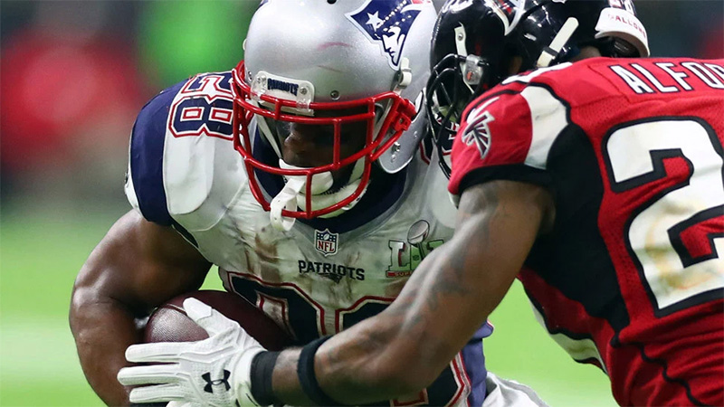 Patriots running back James White