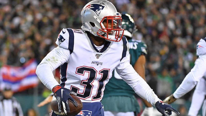 Patriots cornerback Jonathan Jones
