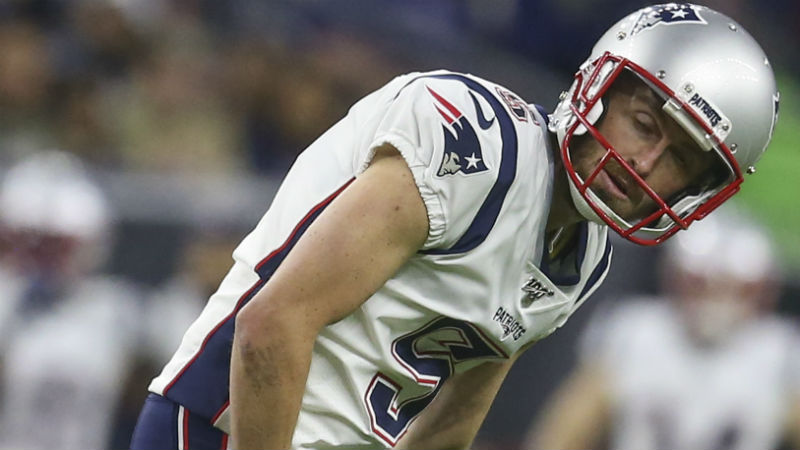 New England Patriots kicker Kai Forbath