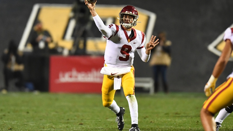 USC Trojans quarterback Kedon Slovis