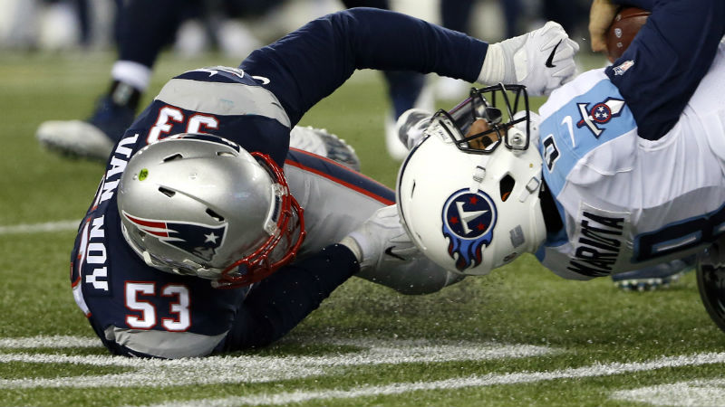 New England Patriots outside linebacker Kyle Van Noy