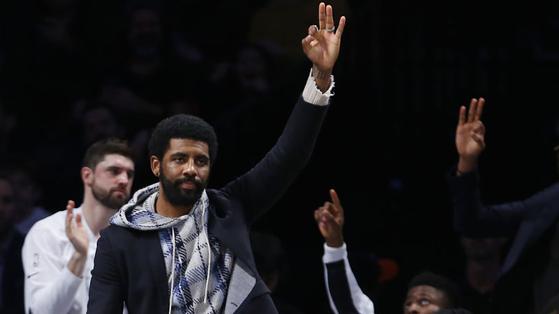 Brooklyn Nets guard Kyrie Irving