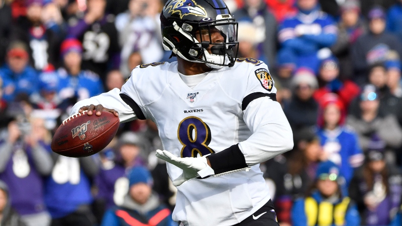 Baltimore Ravens quarterback Lamar Jackson