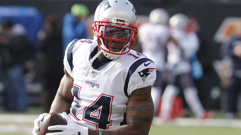 Patriots wide receiver Mohamed Sanu