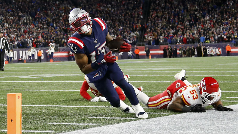 New England Patriots wide receiver N'Keal Harry