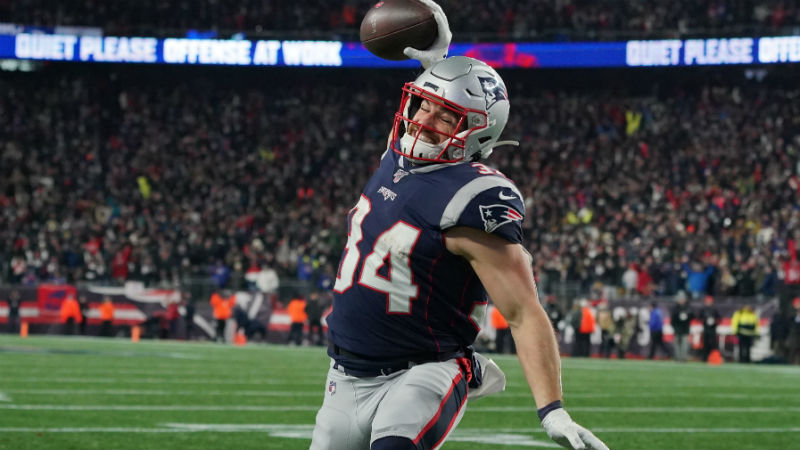 New England Patriots running back Rex Burkhead
