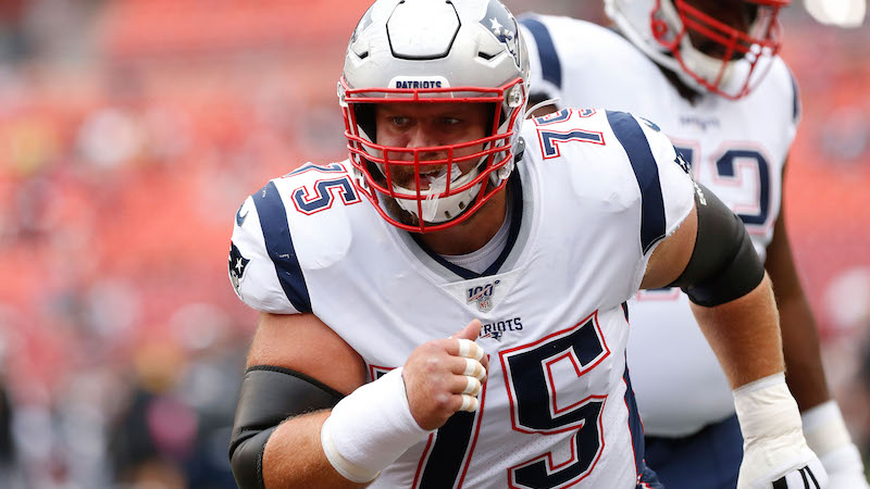 Patriots center Ted Karras