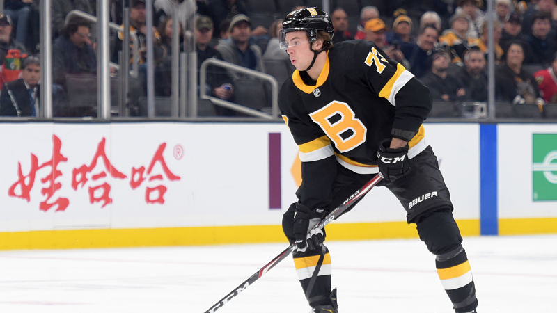 Boston Bruins defenseman Charlie McAvoy