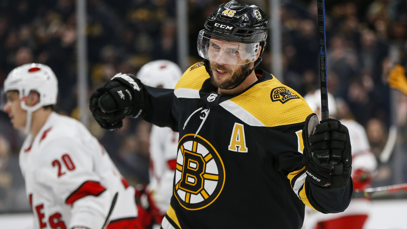 Boston Bruins' David Krejci