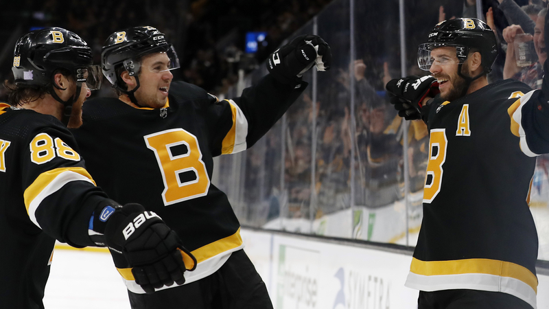 Boston Bruins' David Pastrnak