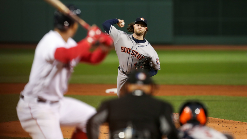 Astros pitcher Gerrit Cole