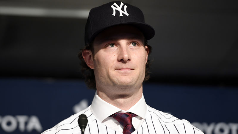 New York Yankees pitcher Gerrit Cole